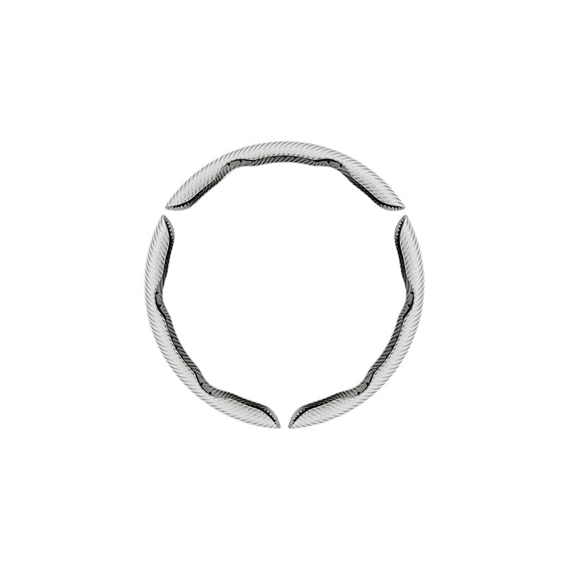 Non-Slip Carbon Fiber Steering Wheel Cover