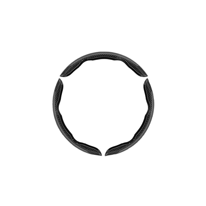 Non-Slip Carbon Fiber Steering Wheel Cover