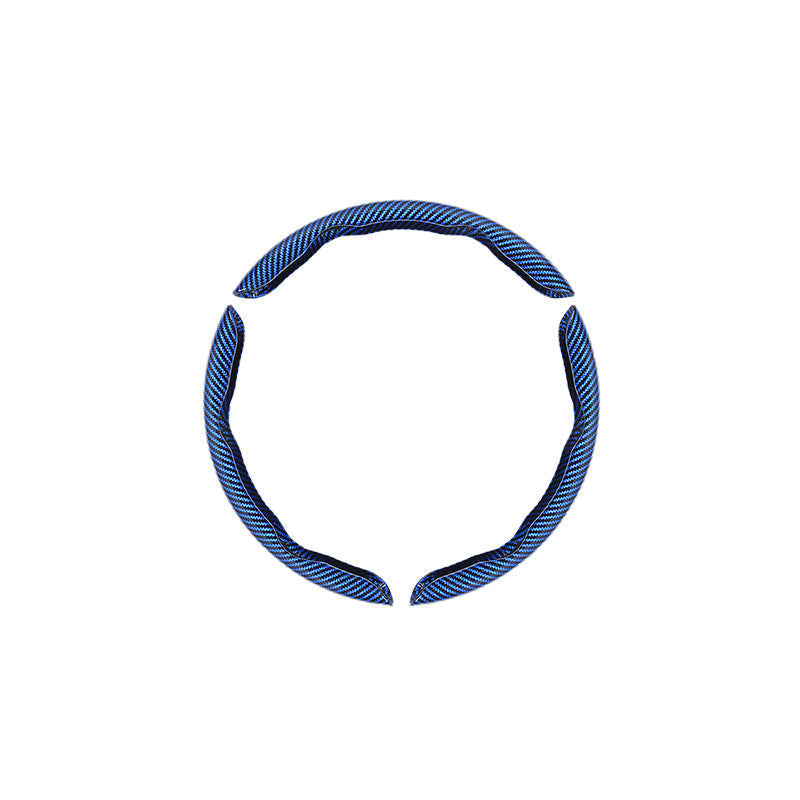 Non-Slip Carbon Fiber Steering Wheel Cover