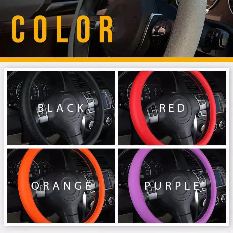 Non-Slip Silicone Steering Wheel Cover