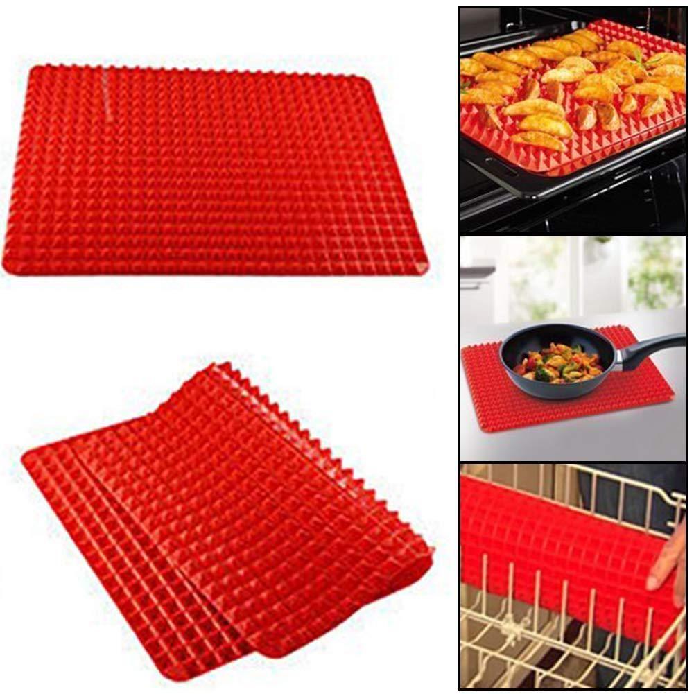 Non-Stick Silicone Baking Mat with Raised Pyramid Design