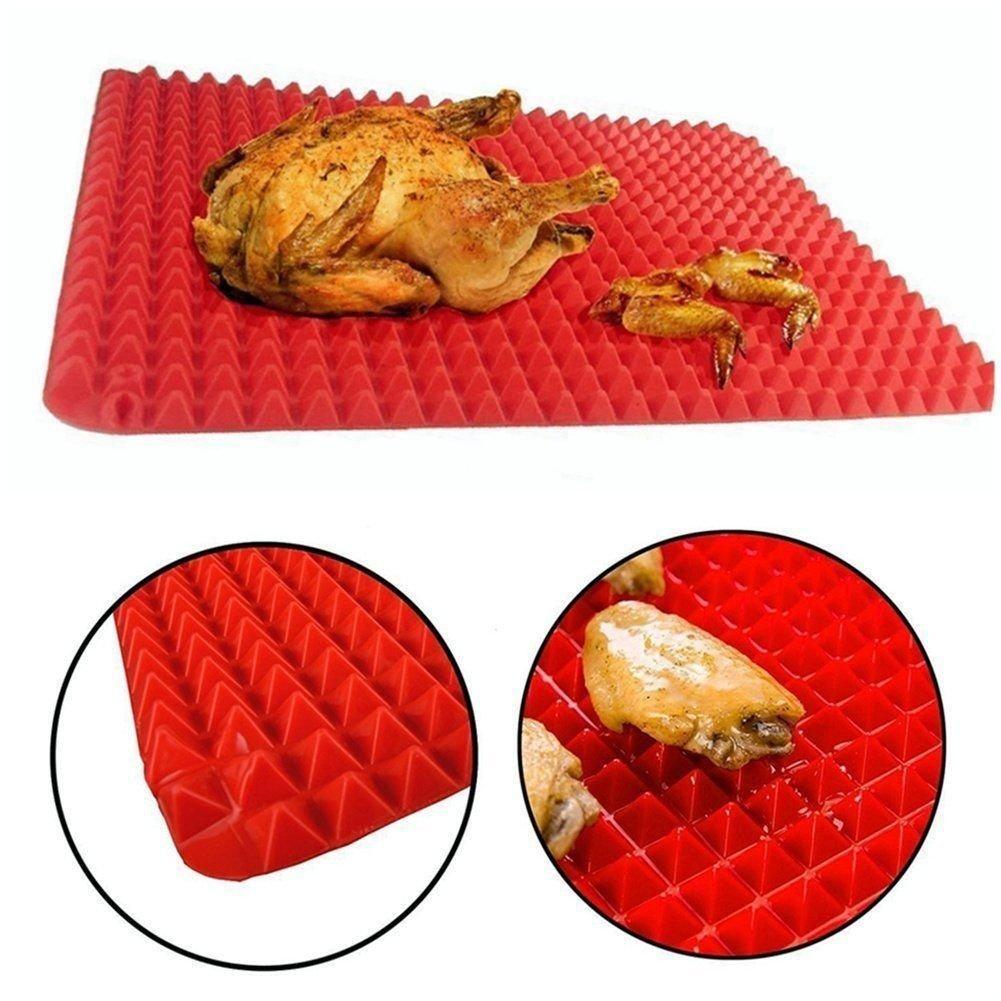 Non-Stick Silicone Baking Mat with Raised Pyramid Design