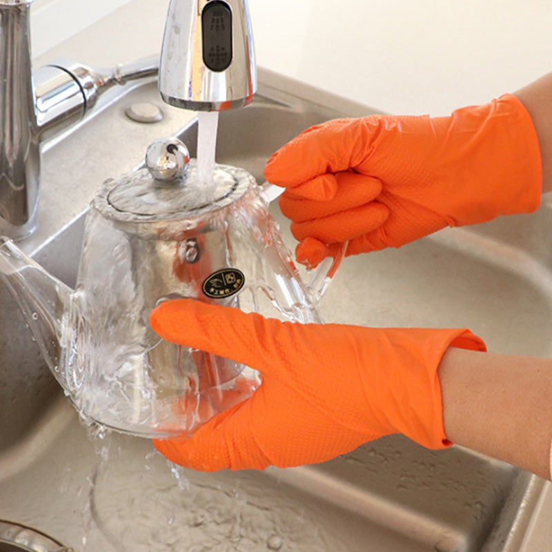 Orange Nitrile Gloves – Heavy-Duty Chemical Resistant Disposable Gloves