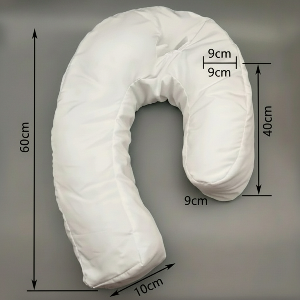 Orthopedic Side Sleeper Pillow with Ear Hole