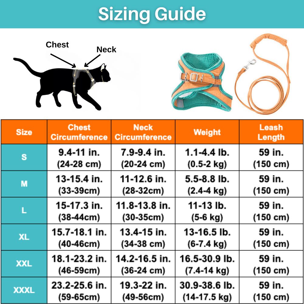 Oscar Cat Harness – Escape-Proof & Adjustable