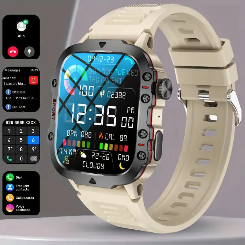 Outdoor Smartwatch | IP68 Waterproof Design for Daily Training & Outdoor Use