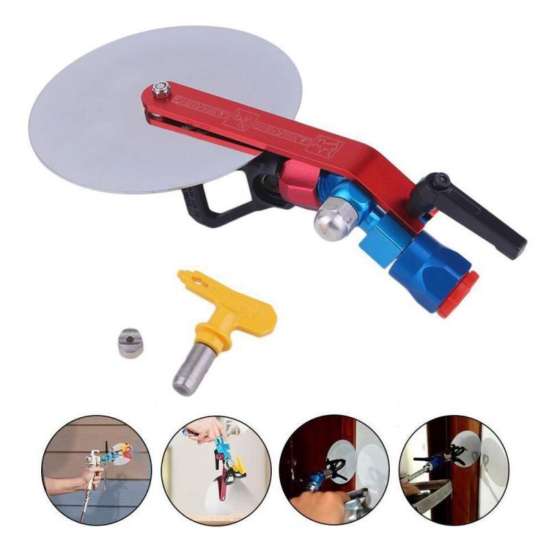Paint Sprayer Edge Guide Tool with Airless Spray Head