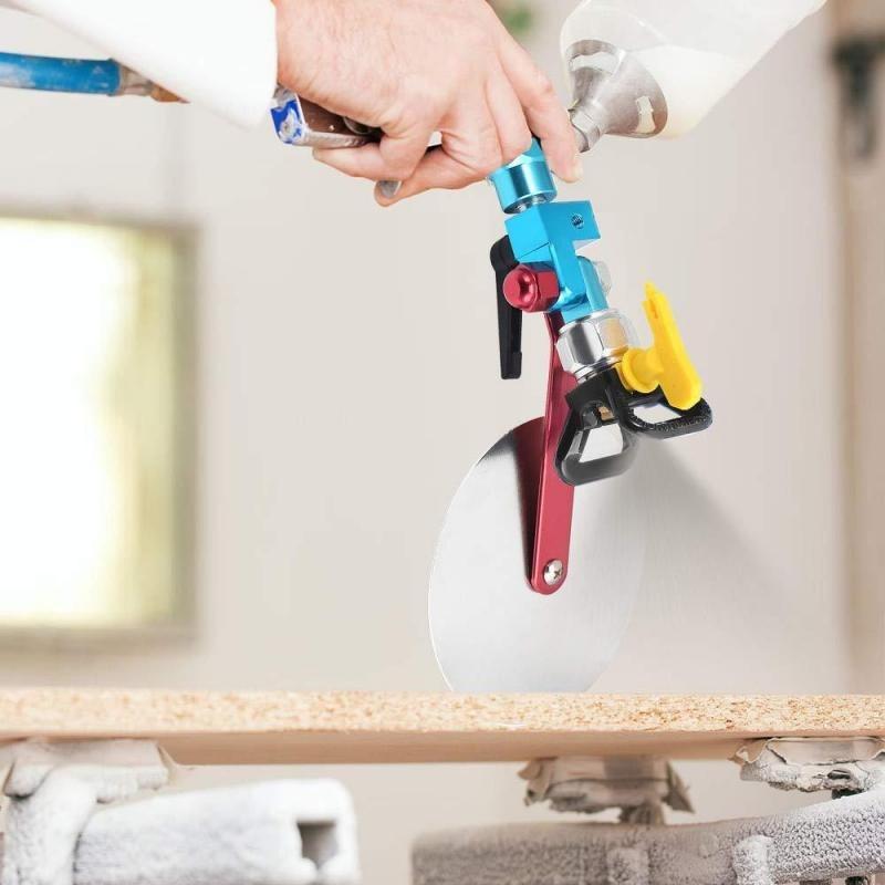 Paint Sprayer Edge Guide Tool with Airless Spray Head