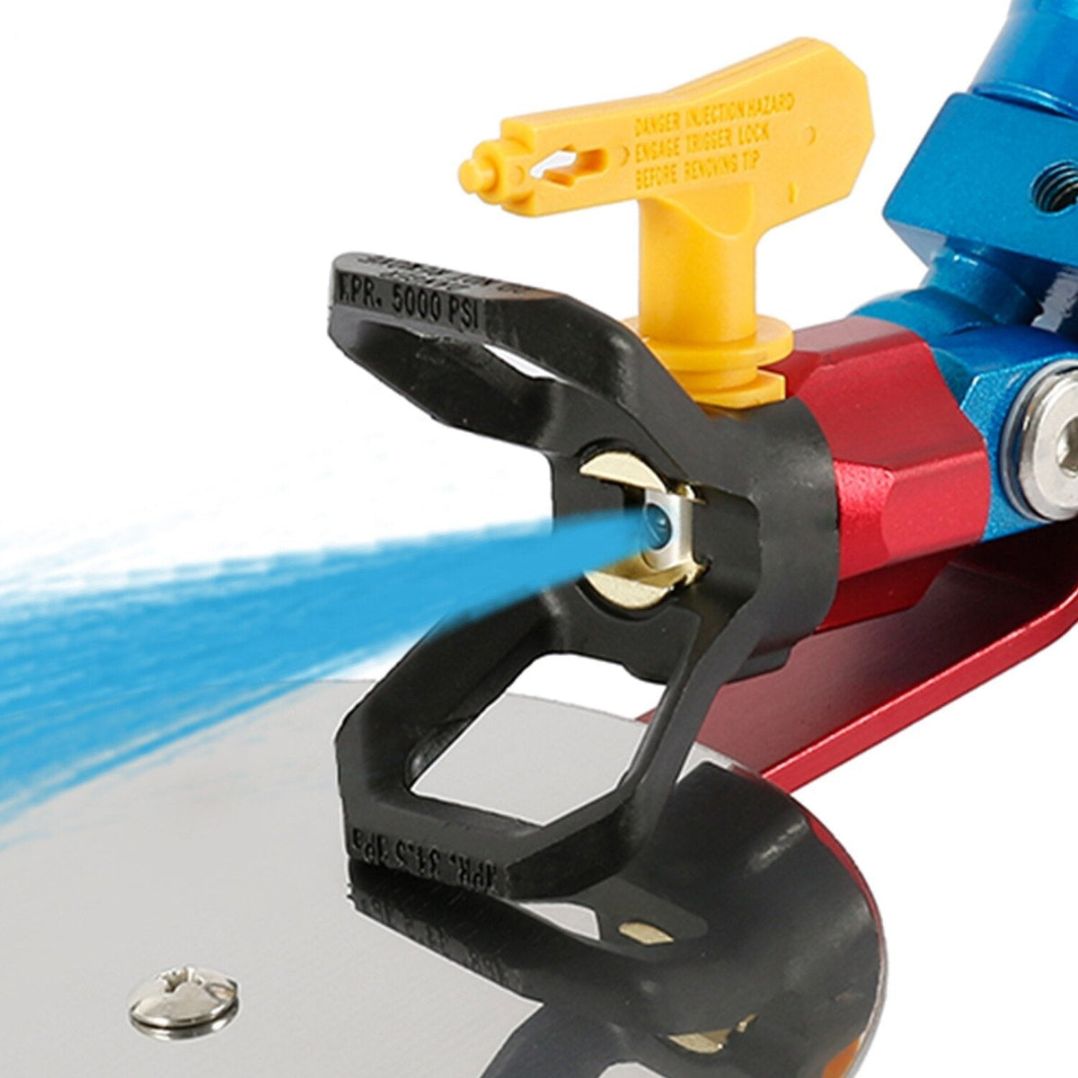Paint Sprayer Edge Guide Tool with Airless Spray Head