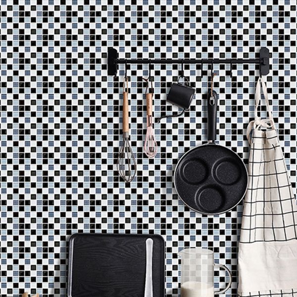 Peel and stick mosaic tile stickers – removable vinyl wall tiles for kitchen and bathroom