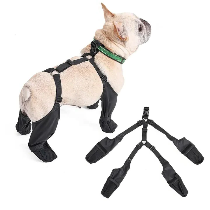 Pet Adjustable Anti-Slip Dog Boots for All-Weather Protection