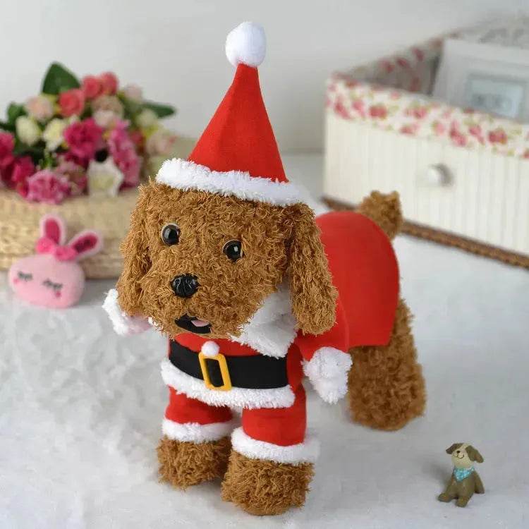 Pet Christmas Santa Claus Standing Costume