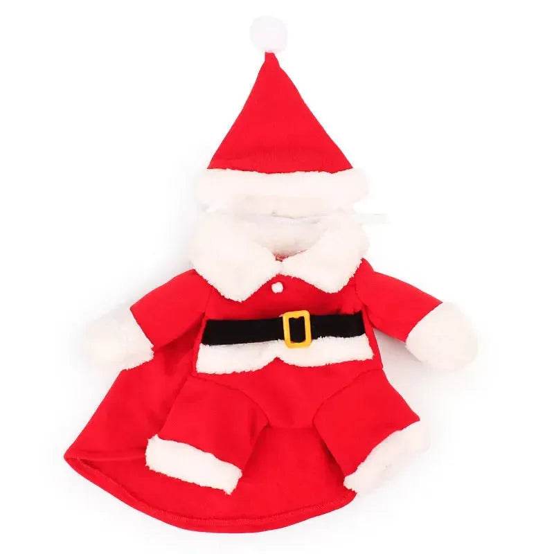 Pet Christmas Santa Claus Standing Costume