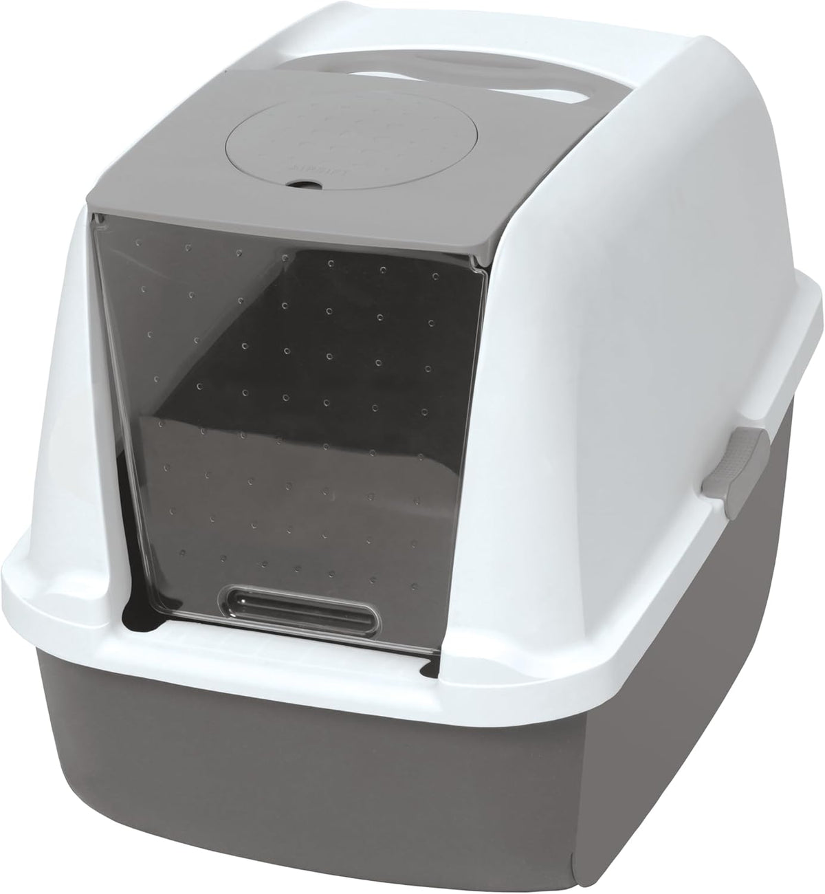 PetHome XL Cat Litter Box – Extra Large Covered Litter Pan with Odor Control
