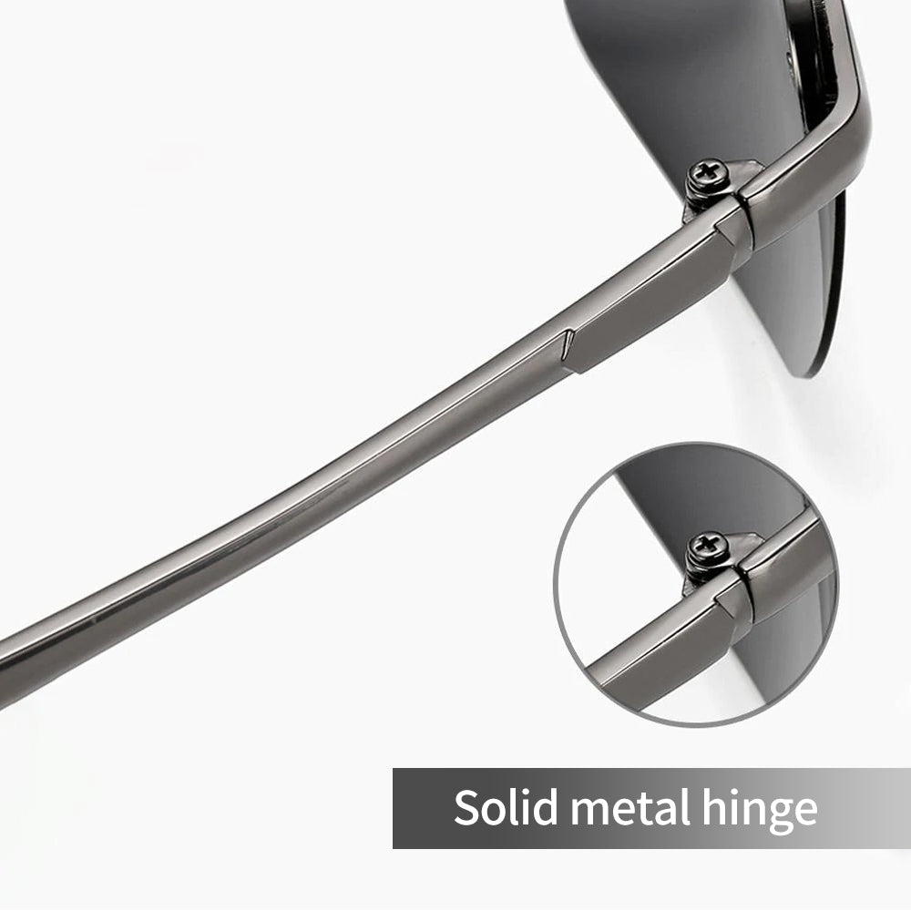 Photochromic Sunglasses with Polarized Anti-Glare Lenses