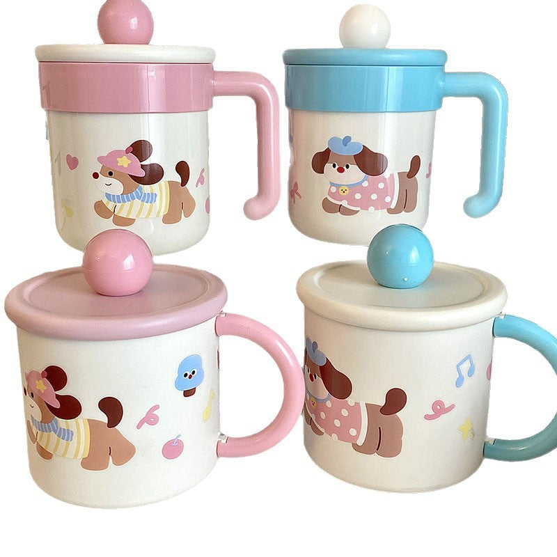 Playful Dog Design Coffee Mug