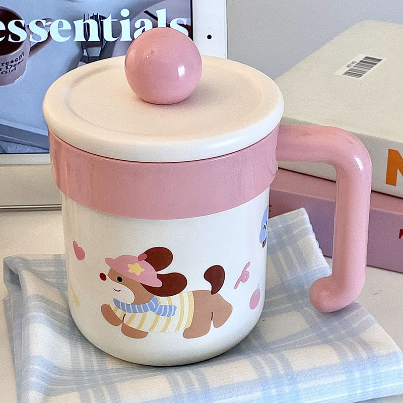 Playful Dog Design Coffee Mug