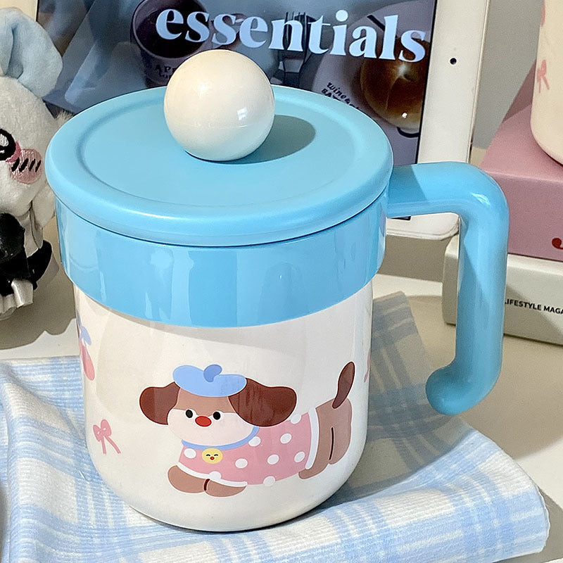 Playful Dog Design Coffee Mug