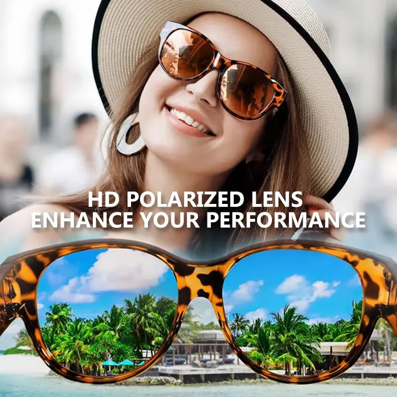 Polarized Cat-Eye Sunglasses – UV400 Protection for Clear, Glare-Free Vision