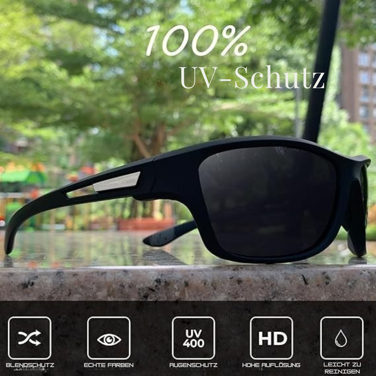 Polarized Sunglasses – 100% UV Protection & Scratch-Resistant Lenses for Sports & Everyday Wear