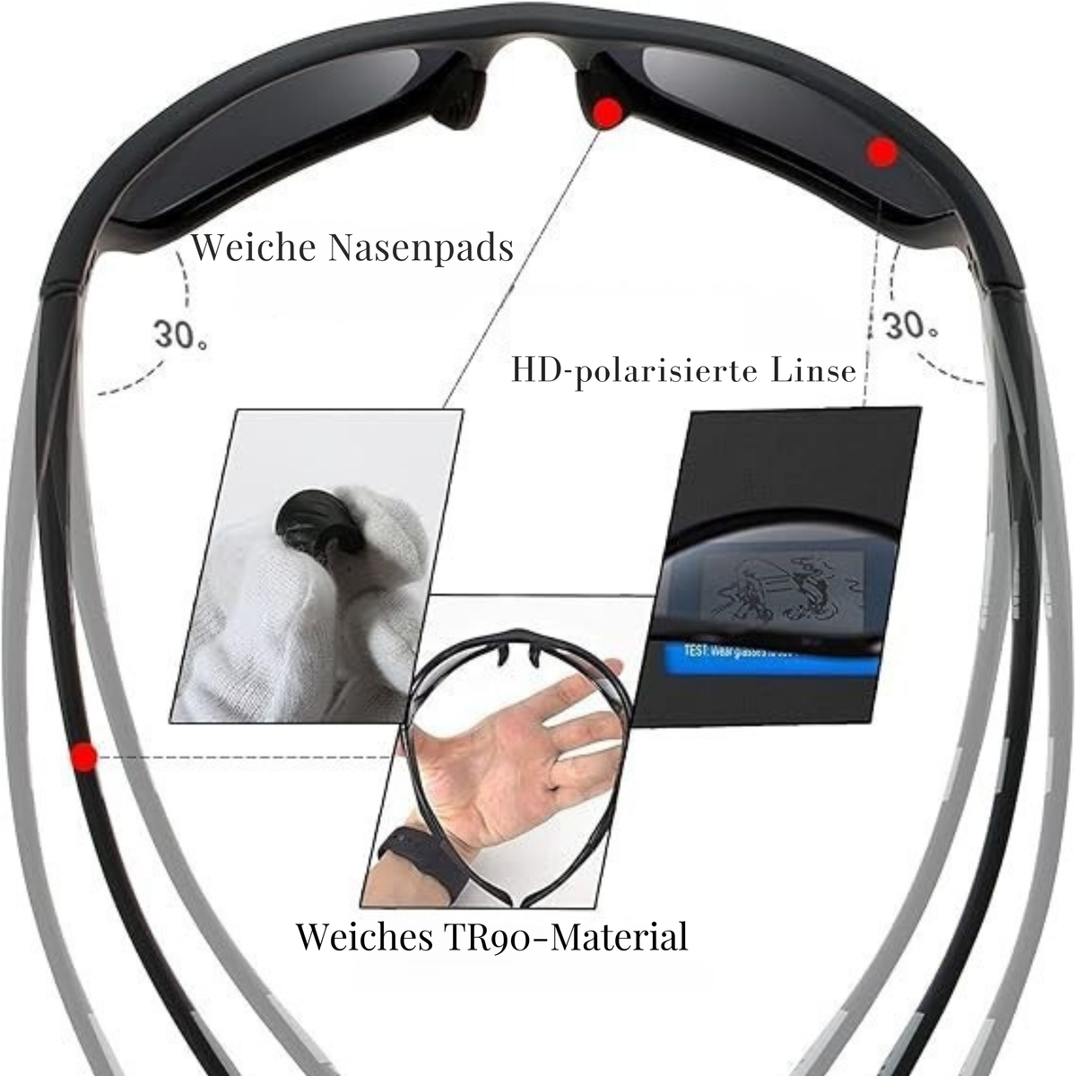 Polarized Sunglasses – 100% UV Protection & Scratch-Resistant Lenses for Sports & Everyday Wear