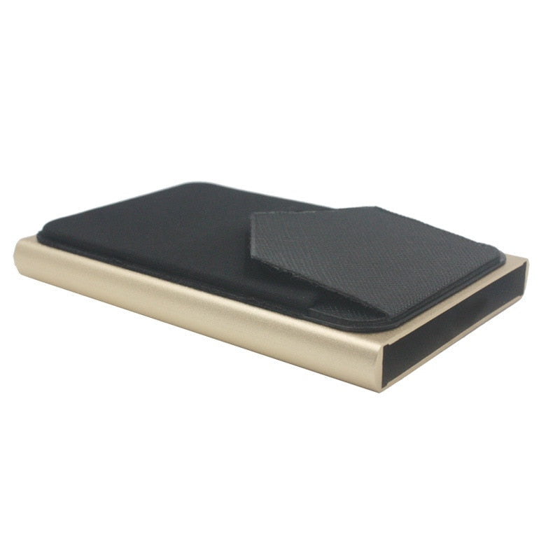 Pop-Out Aluminum RFID Blocking Wallet with Quick Access Slider