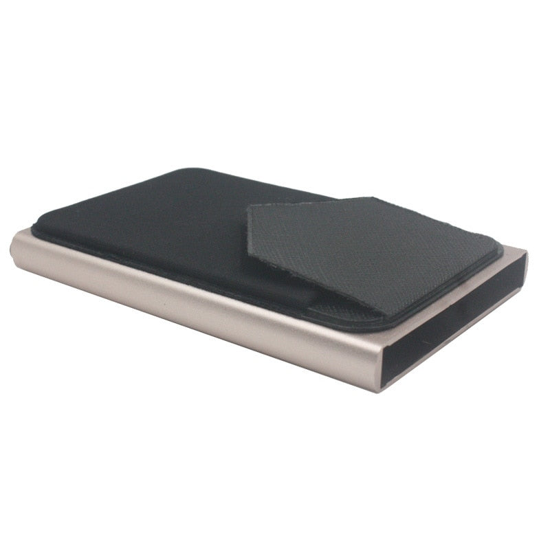 Pop-Out Aluminum RFID Blocking Wallet with Quick Access Slider