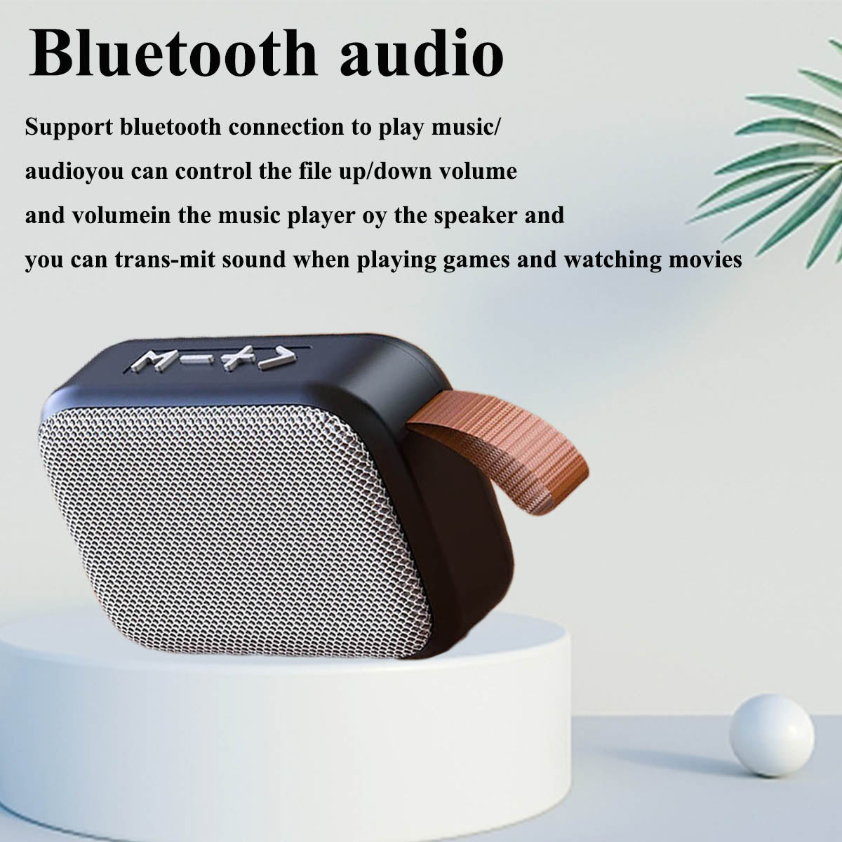 Portable Bluetooth Speaker with Hi-Fi Sound