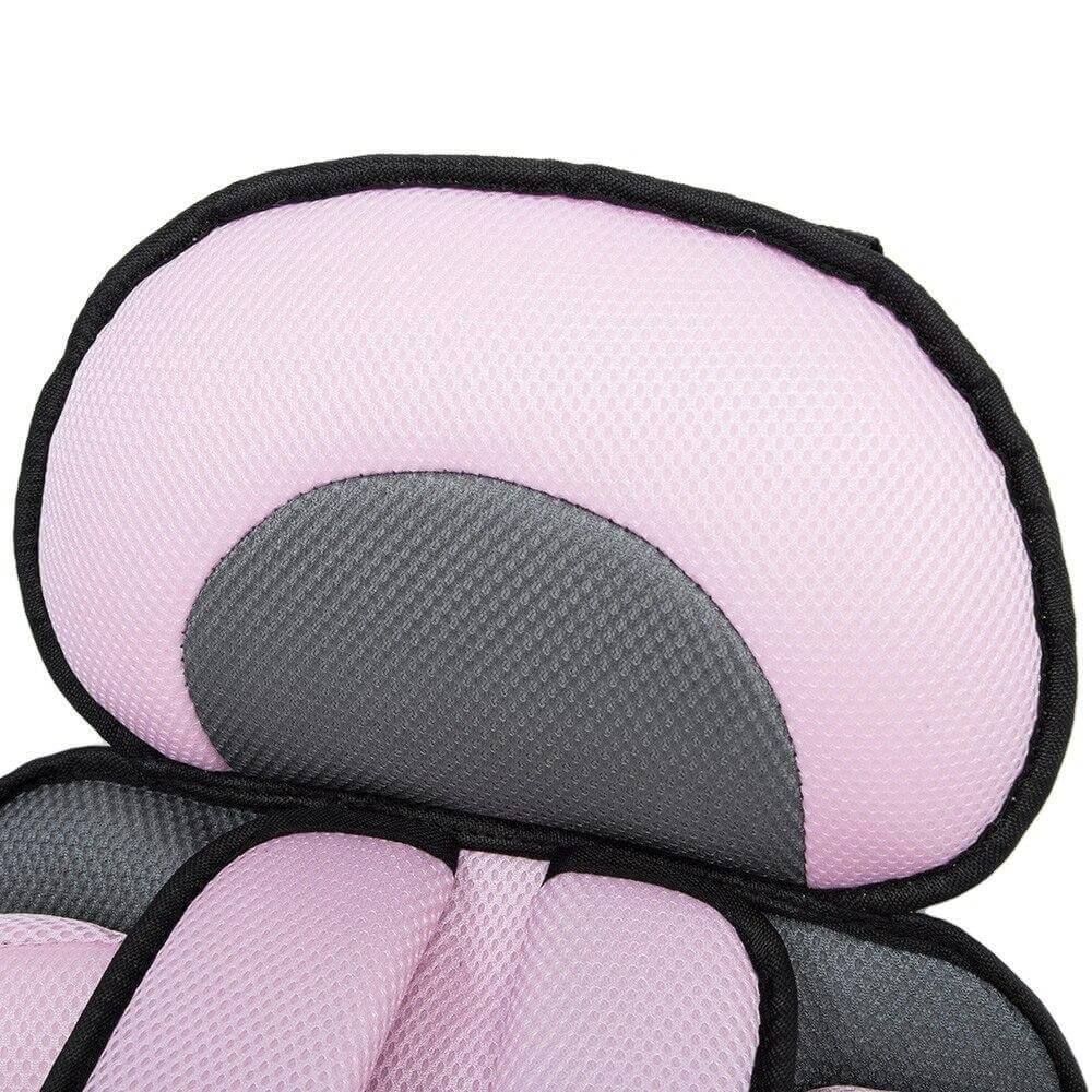 Portable Car Seat with Five-Point Harness, Breathable and Adjustable
