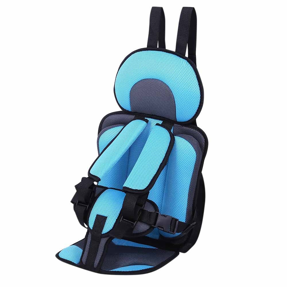 Portable Car Seat with Five-Point Harness, Breathable and Adjustable