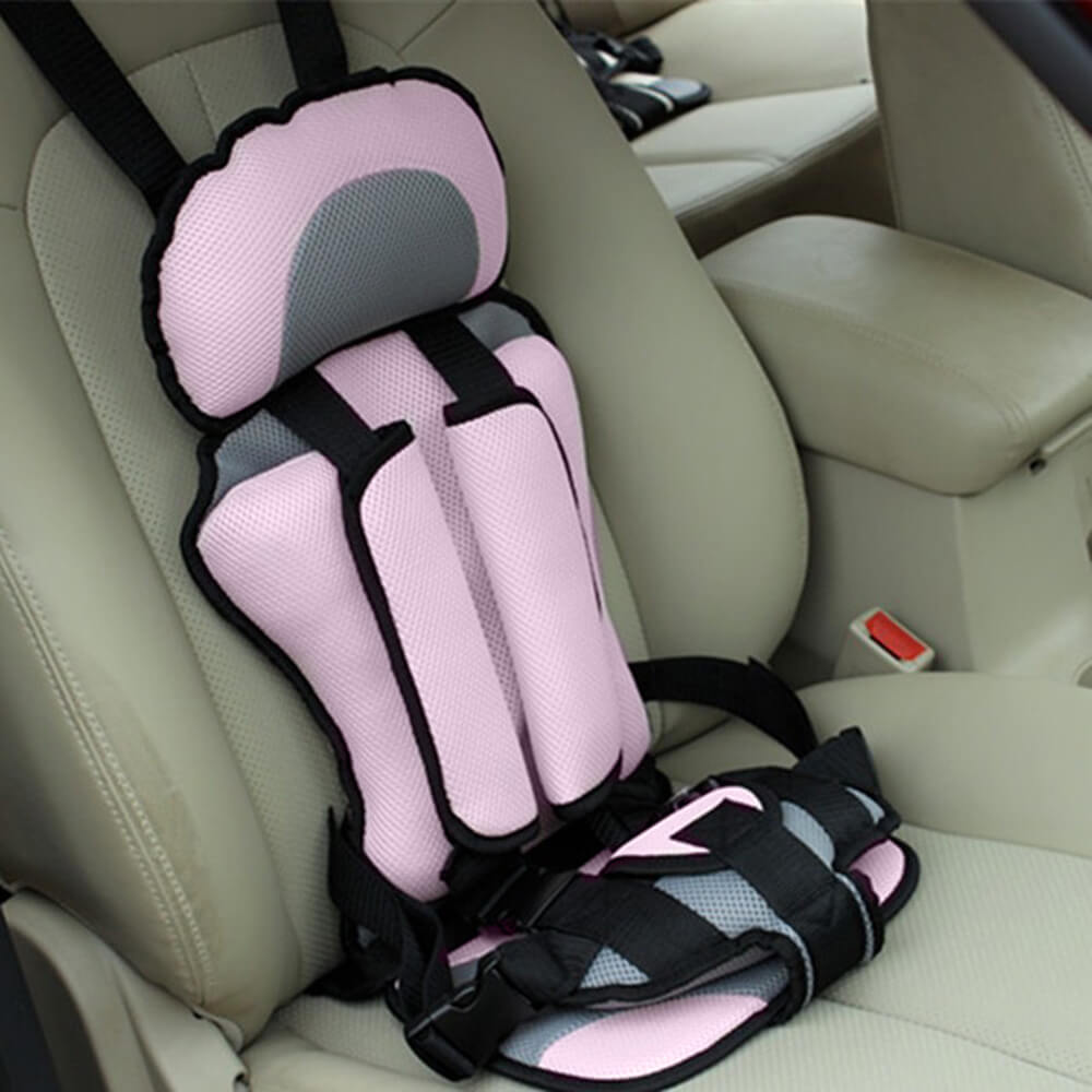 Portable Car Seat with Five-Point Harness, Breathable and Adjustable