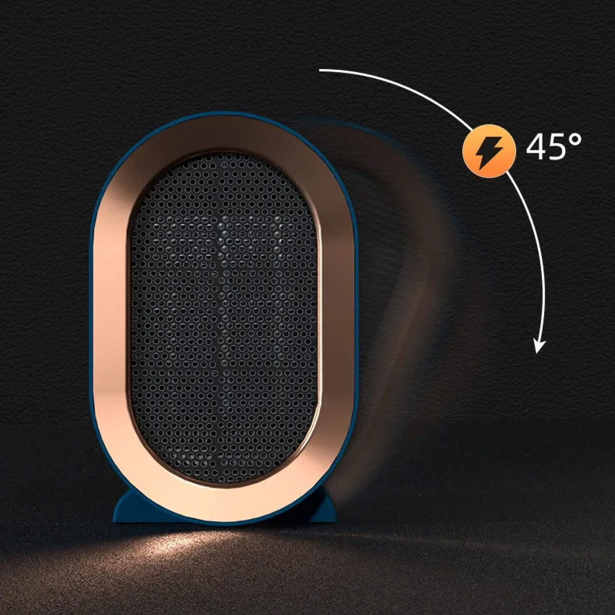 Portable Ceramic Space Heater – Energy Efficient Desktop Heater for Home & Office