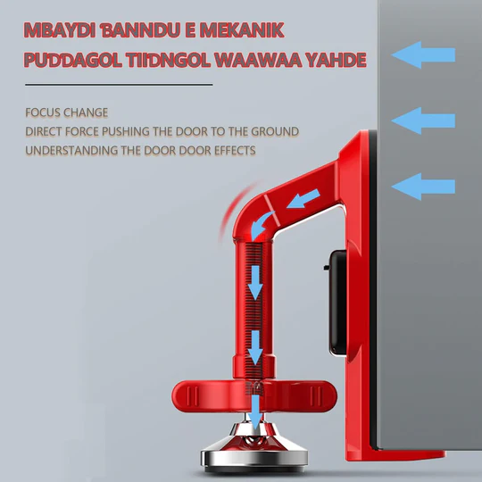 Portable Door Stopper Alarm with 120dB Siren