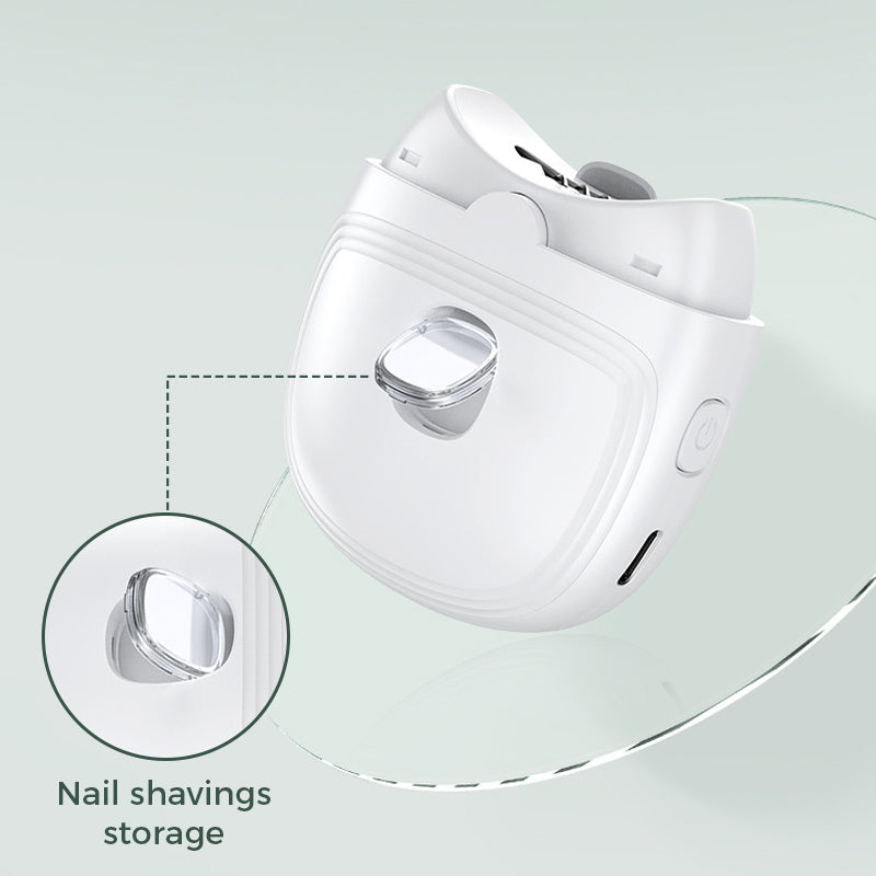 Portable Electric Nail Clippers with Built-in Night Light