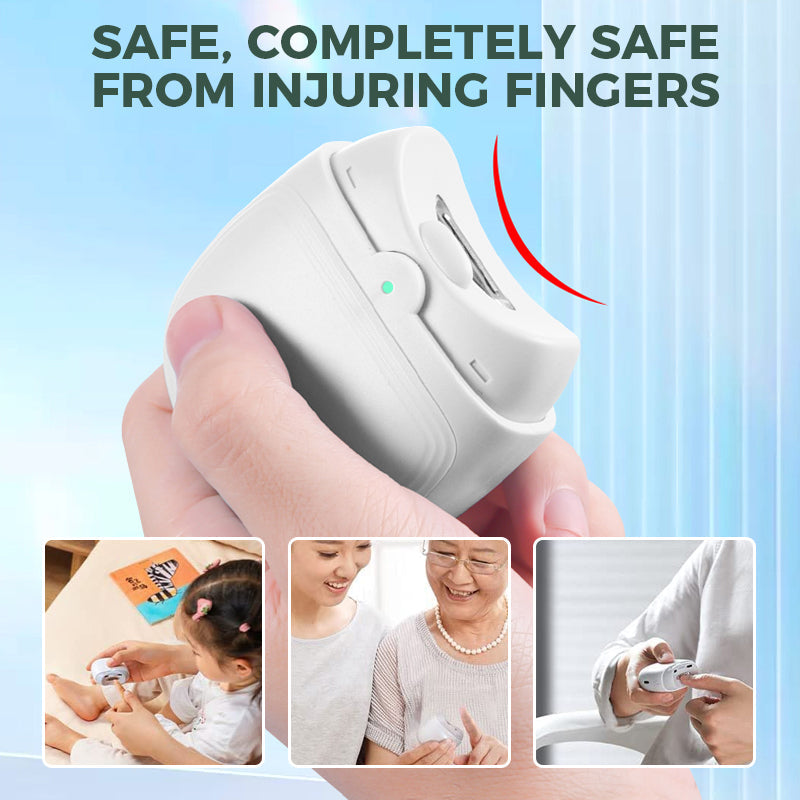 Portable Electric Nail Clippers with Built-in Night Light
