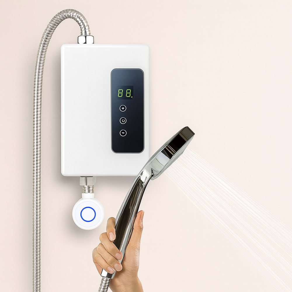 Portable Electric Tankless Water Heater 3500W – Instant Hot Water, Compact & Energy-Efficient