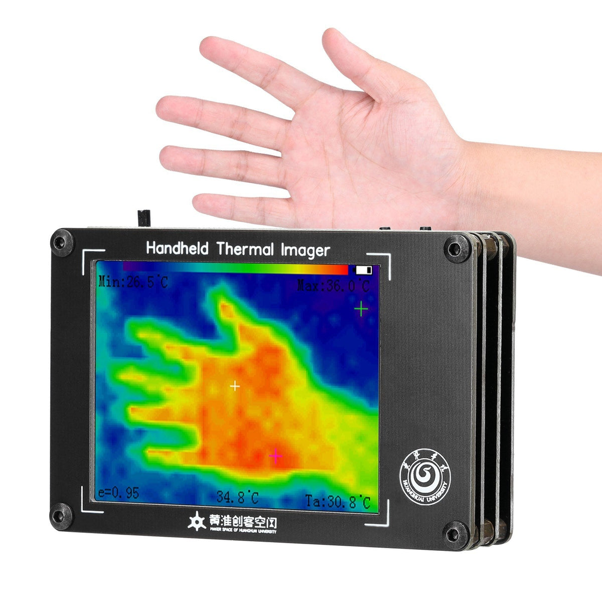 Portable Infrared Thermal Imaging Camera -40~572°F, 3.4 Inch LCD Display