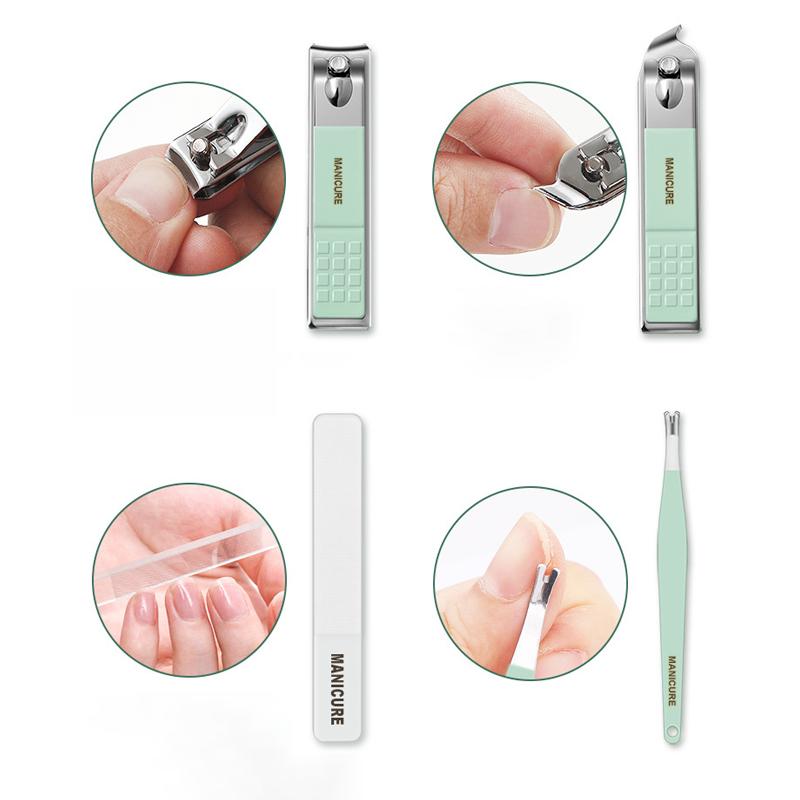 Portable Nail Clippers Set (12/16 Pieces)