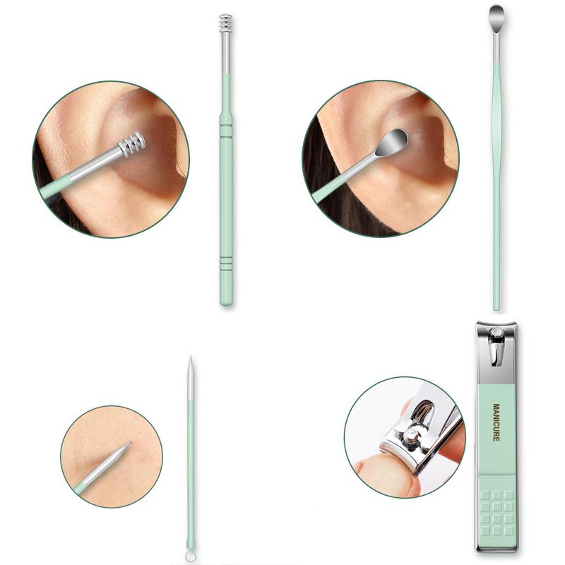 Portable Nail Clippers Set (12/16 Pieces)