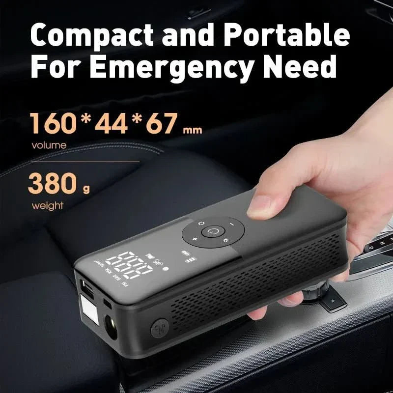 Portable rechargeable tire inflator for car & bike