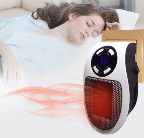 Portable Space Heater with Adjustable Temperature Control