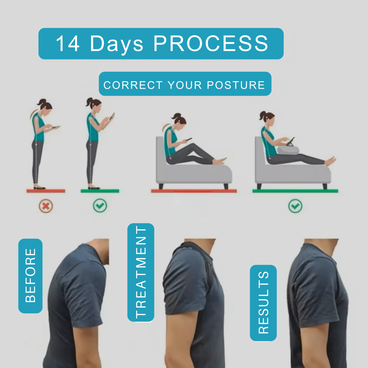 PostureFit posture corrector for everyday comfort
