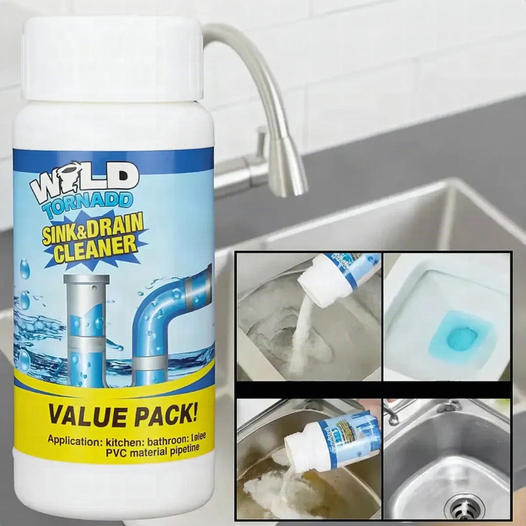 Powerful Drain Cleaner for Unclogging Pipes and Drains