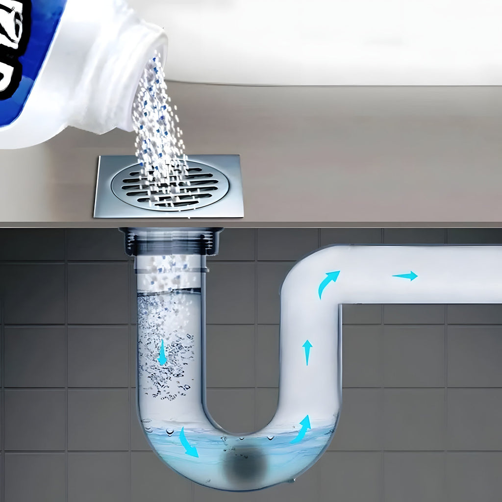 Powerful Drain Cleaner for Unclogging Pipes and Drains