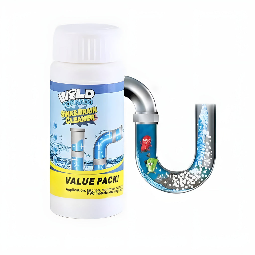 Powerful Drain Cleaner for Unclogging Pipes and Drains
