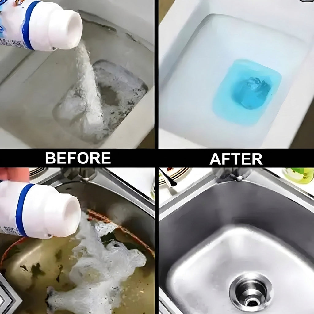 Powerful Drain Cleaner for Unclogging Pipes and Drains