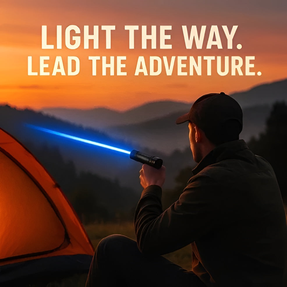 Powerful Tactical Laser Torch for Outdoor Survival & Fire Starting