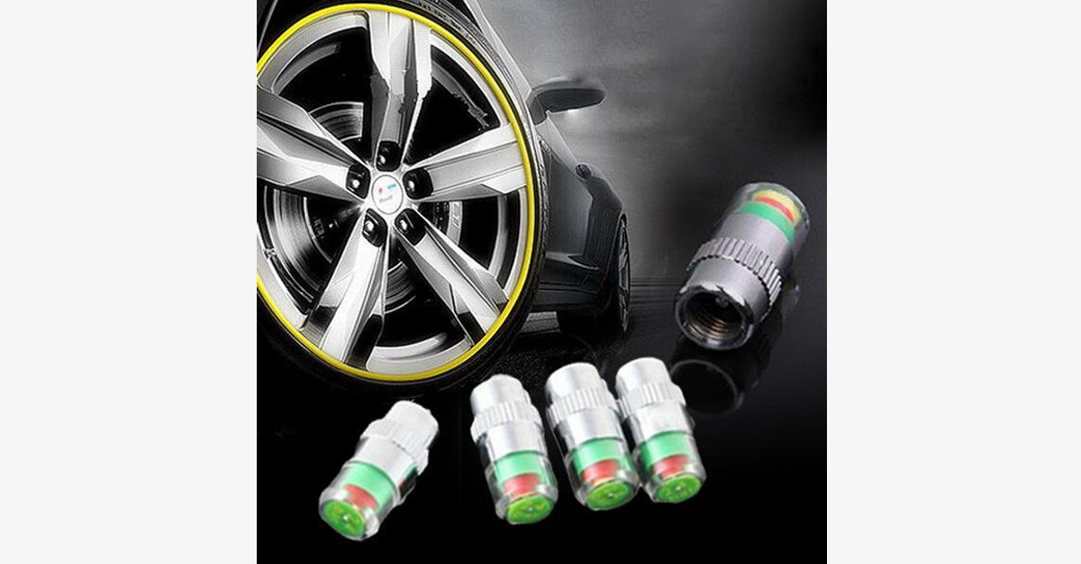 Practical Car Tire Pressure Monitors - Set of Four