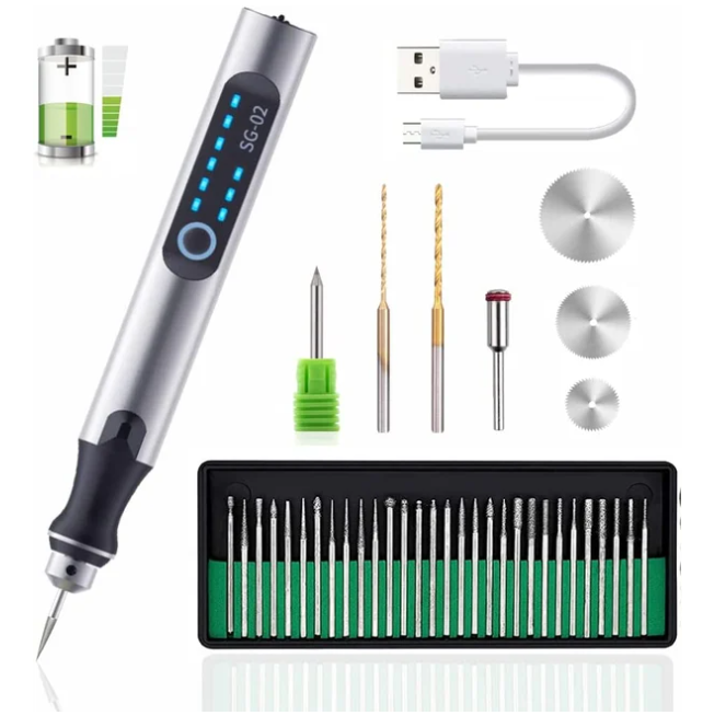 Precision Engraving Pen with 30 Bits
