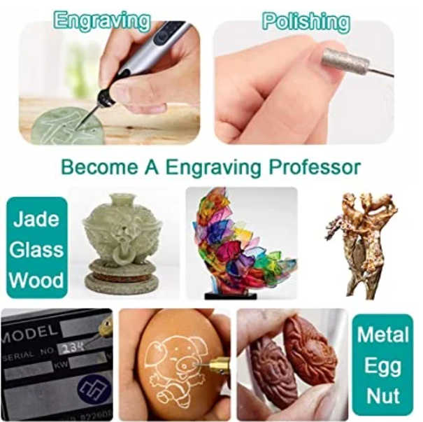 Precision Engraving Pen with 30 Bits